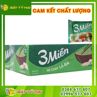 Mì 3 miền chay lá đa thùng 30 gói x 65g