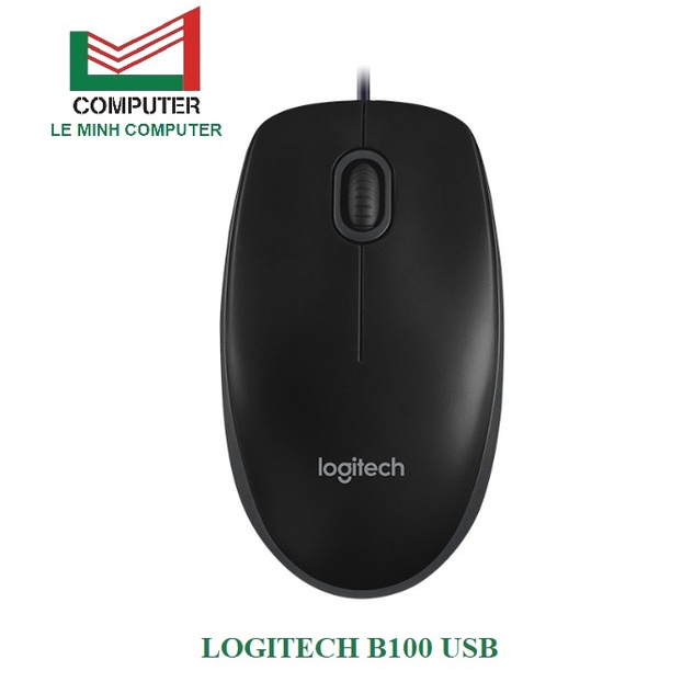Chuột quang LOGITECH B100 USB CHÍNH HÃNG