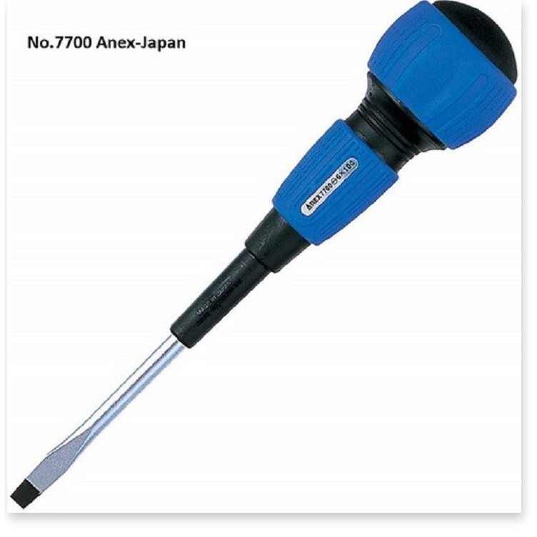 6x150 Anex-tô vít cách điện-tô vít đa năng-tô vít dẹp-tô vít 4 cạnh-tô vít đóng-tô vít cầm tay-t