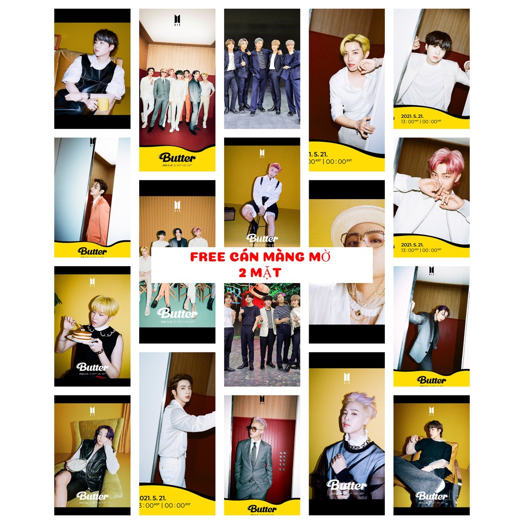 Lomo card 18 ảnh BTS - Butter | WebRaoVat - webraovat.net.vn