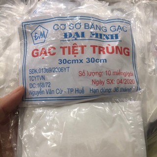Gạc tiệt trùng đại minh combo 20 gói