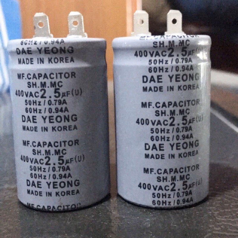 Tụ Quạt Trần 2.5uf - 3uf -4uf / 450VAC - KOREA _ NSC