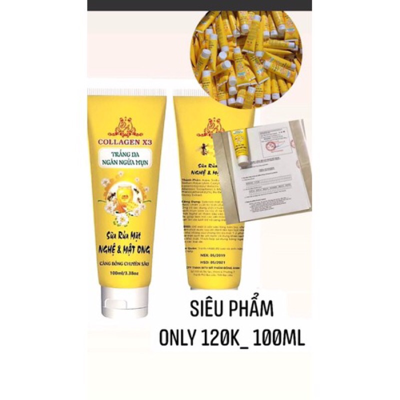 Sữa rửa mặt COLLAGEN X3