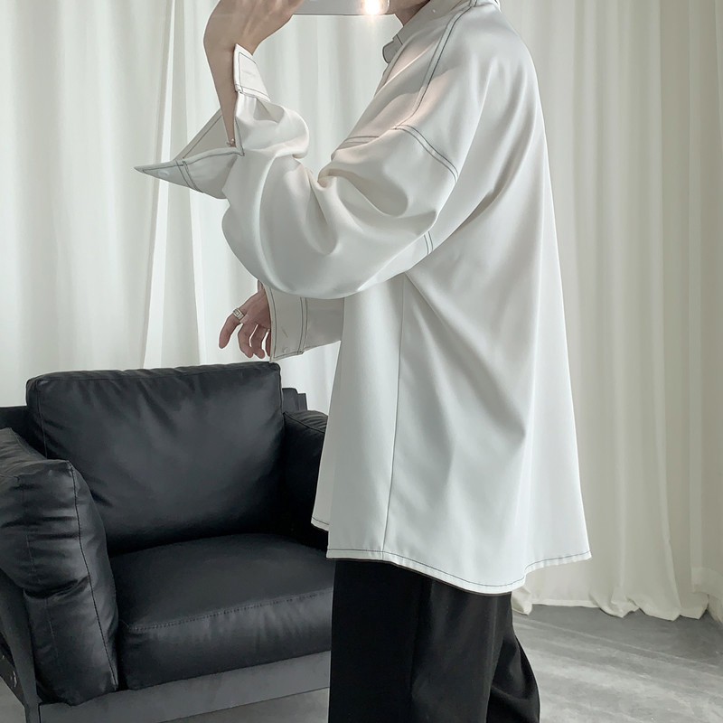 Áo Sơ Mi Nam Dài Tay Cổ Bẻ Thời Trang Hàn Quốc | BigBuy360 - bigbuy360.vn