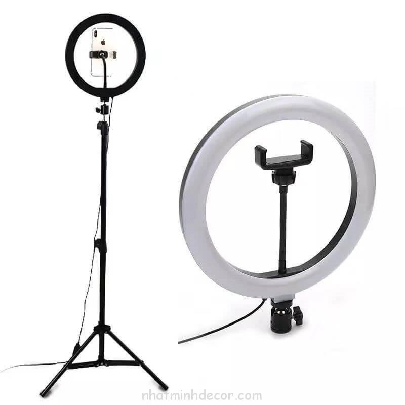 Đèn Livestream Size 26cm Dành Cho Bán Hàng Online, Quần Áo, Makeup - Cây live stream size