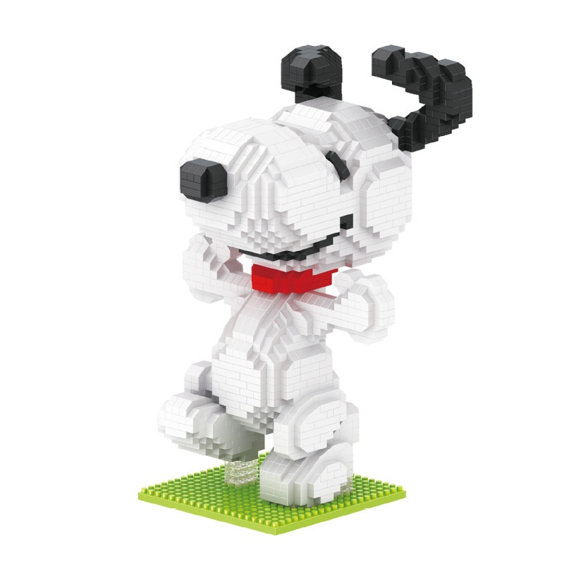 Đồ Chơi Lắp Ráp Hình Chú Chó Snoopy Hoạt Hình 3D S050-S055