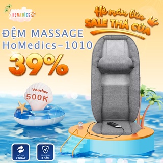  Đệm ghế massage trị liệu lưng vai gáy Homedic MCS-1010HJ HT Beauty massage shiatsu 3D Air Flex hỗ trợ kéo dãn cột sống 