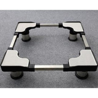 Chân kệ máy giặt, tủ lạnh cao cấp trụ Inox