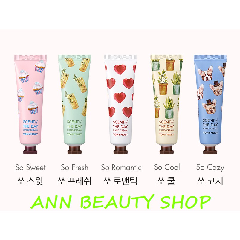 Kem tay Tonymoly Scent Of The Day Hand Cream 30ml | BigBuy360 - bigbuy360.vn