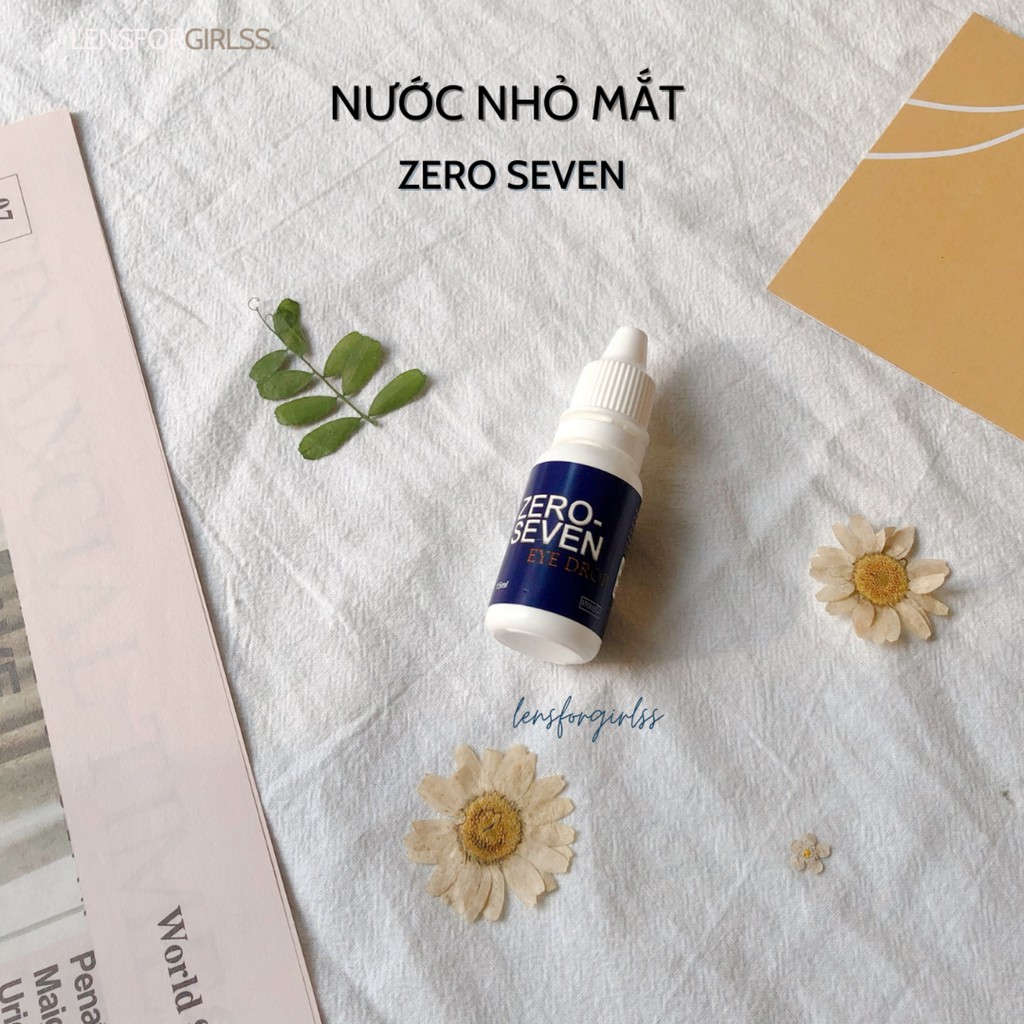 Nước NHỎ MẮT cho kính áp tròng Zero seven 15ml