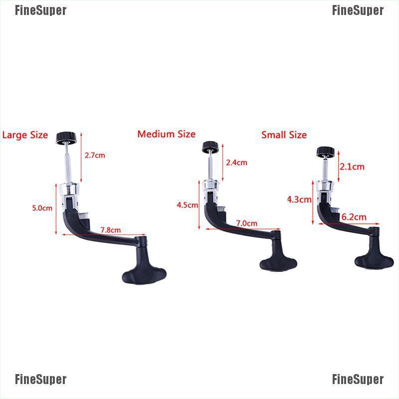 Tay quay máy câu cá bằng kim loại thay thế tiện dụng