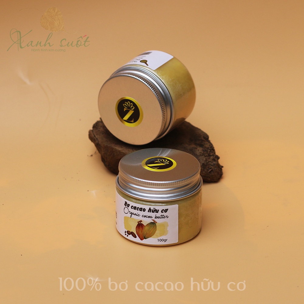 Bơ Cacao Hữu Cơ 50G- Organic Cocoa Butter- Bơ Từ Hạt Cacao