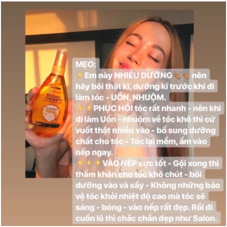 Dầu dưỡng tóc Garnier Argan Botanic Therapy Ultra Doux [dưỡng tốt không bết] | BigBuy360 - bigbuy360.vn