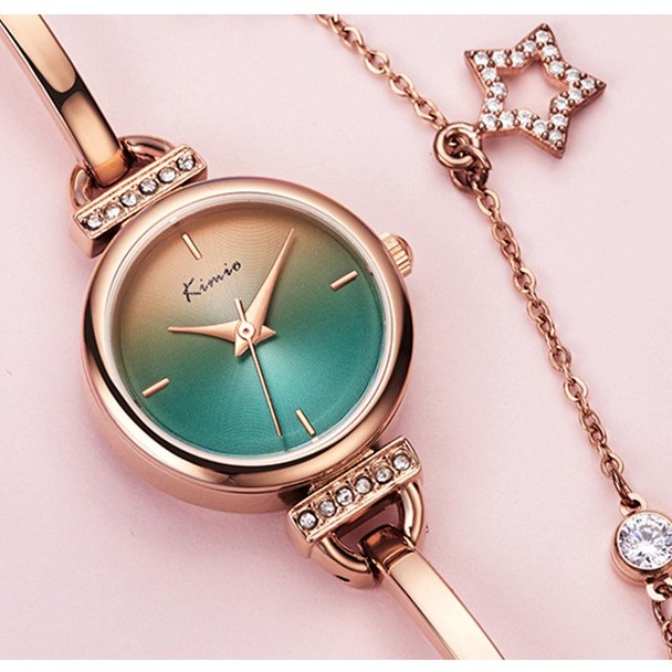 Đồng Hồ Nữ dây rút kèm lắc điệu đà sang trọng hàng chính hãng