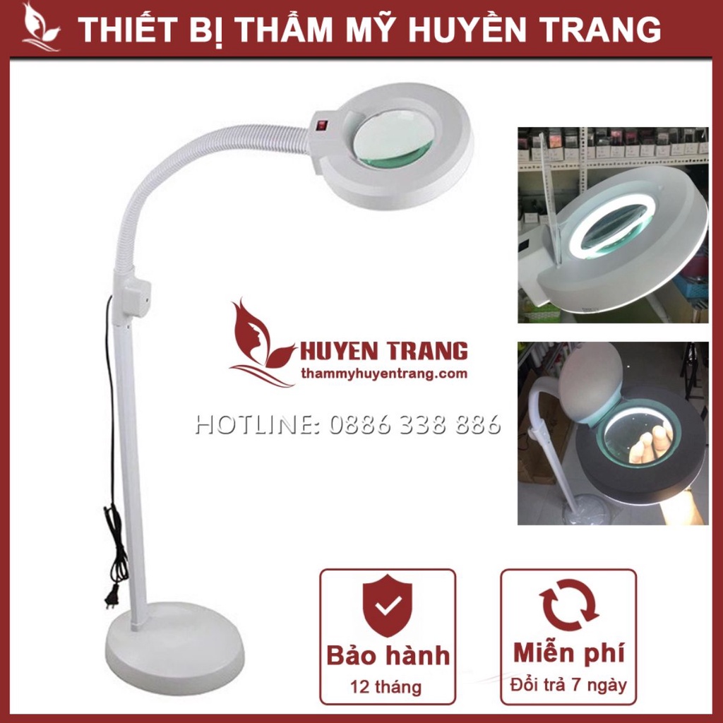 Đèn Lúp LED Soi Da Nặn Mụn trong SPA Thẩm Mỹ Huyền Trang NANOCEE