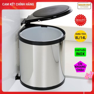 Thùng rác tròn gắn cánh tủ bếp giá rẻ chính hãng