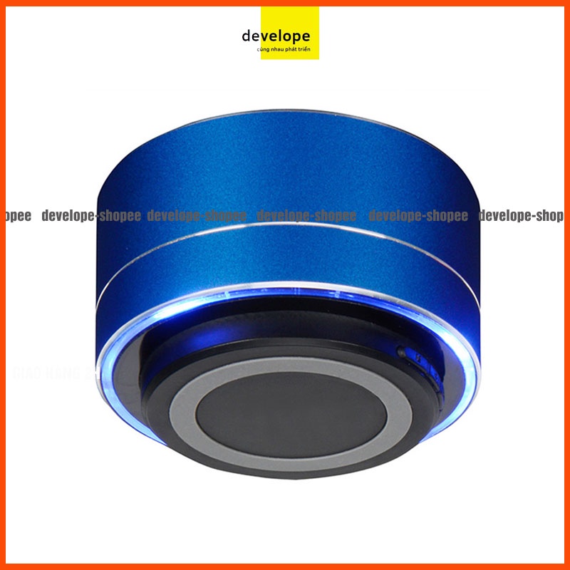 Loa bluetooth mini led nháy vỏ nhôm A10 Âm thanh sống động