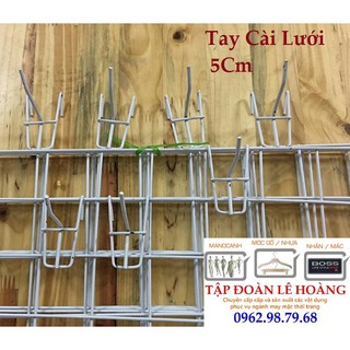 MÓC Tay Cài Lưới Sắt 5Cm Treo Phụ Kiện 100 Chiếc
