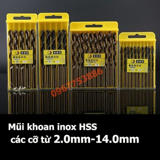 mũi khoan inox