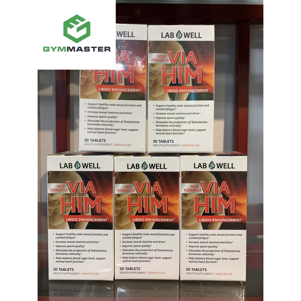 Viên Bổ Sung Dinh Dưỡng Khoáng Chất Giúp Tăng Sinh Lý - Sức Khoẻ - Tăng Cơ Nam Giới VIA HIM 30 Viên | BigBuy360 - bigbuy360.vn