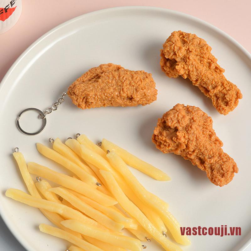 Vastcouji Móc Khóa Hình Chân Gà Chiên Ngộ Nghĩnh