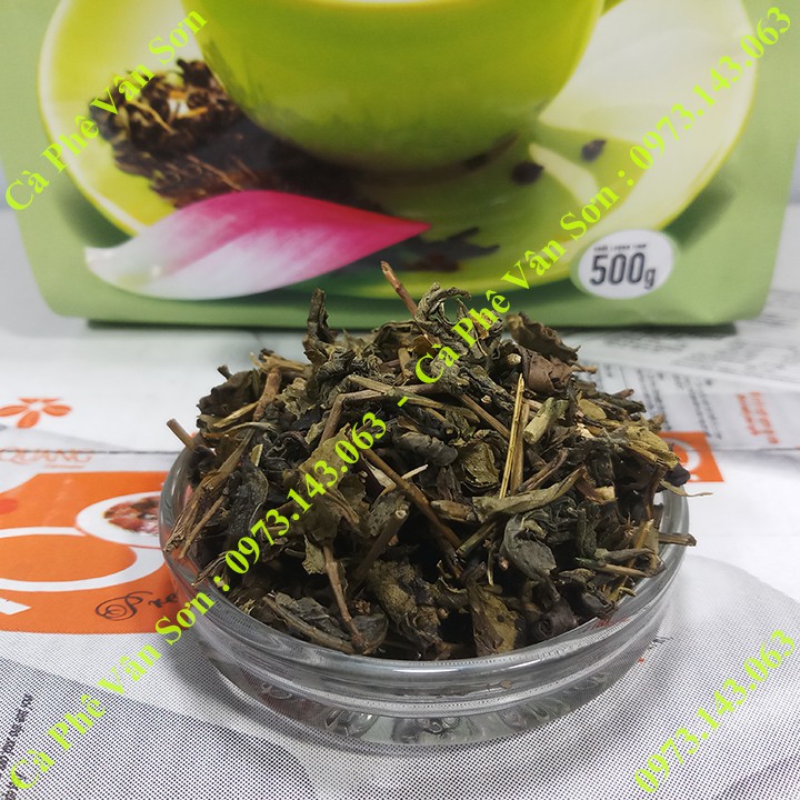 Trà Sen Trần Quang bịch 500g - Green Tea Leaf