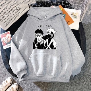 Áo Hoodie Họa Tiết Anime Kakashi Hatake and Sasuke Vui Nhộn Thời Trang Harajuku Cho Nữ
