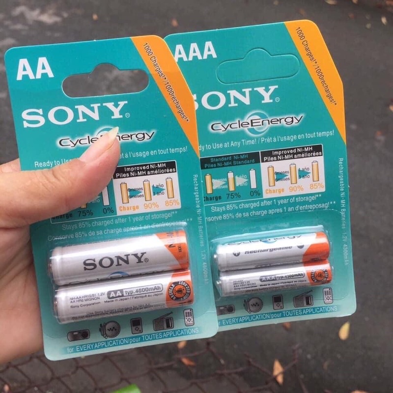 PIN TIỂU SONY AA / AA - PIN SẠC LẠI ĐƯỢC