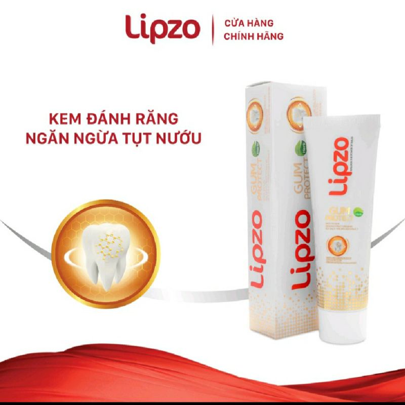 Kem đánh răng Lipzo Gum Protect 95g - 185g