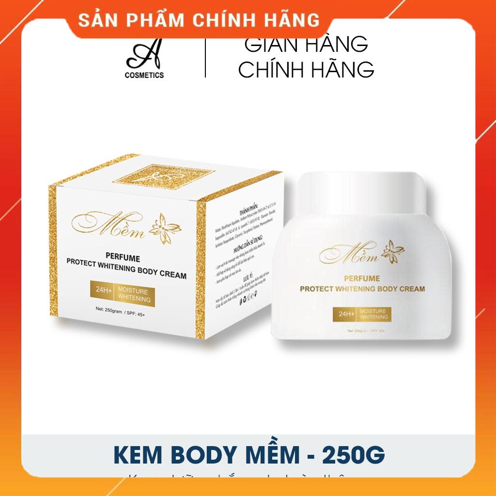 Kem Body Mềm Acosmetics Kem dưỡng trắng da toàn thân, hương nước hoa Pháp, dạng lotion thẩm thấu và dưỡng trắng nhanh