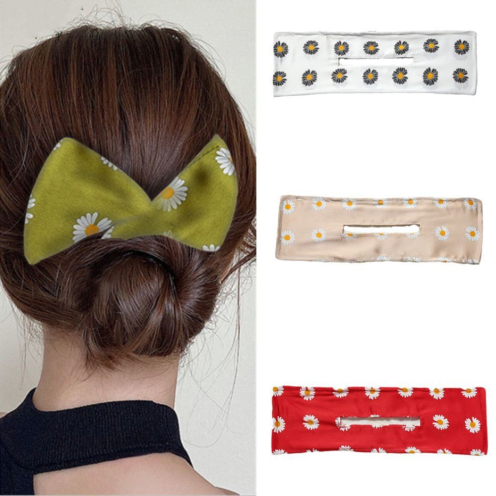 💋Dây Cột Tóc Cố Định In Họa Tiết Thanh Lịch Kiểu Pháp Mới | BigBuy360 - bigbuy360.vn