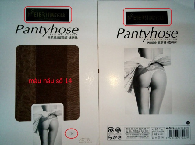 Lốc 6 đôi tất quần da nữ pantyhose loại 1.