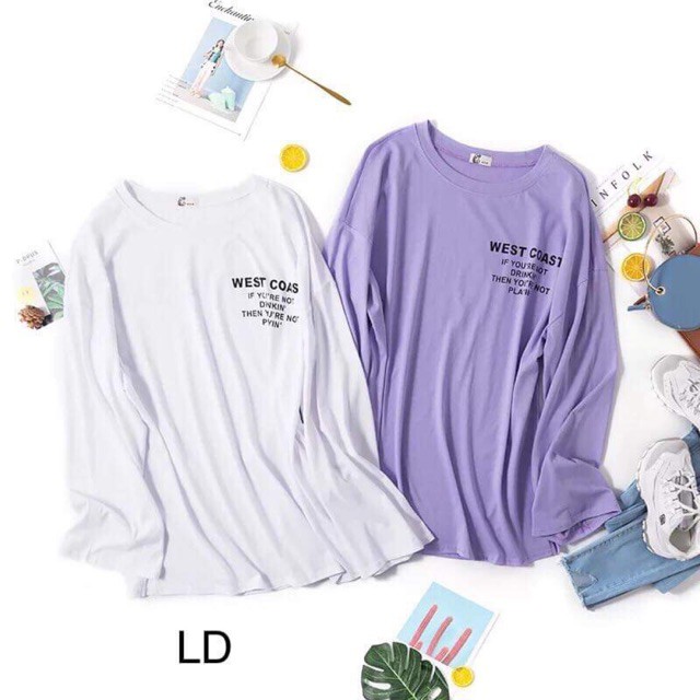 [FREESHIP ĐƠN TỪ 50K] Áo thun WEST dài tay LDU0819