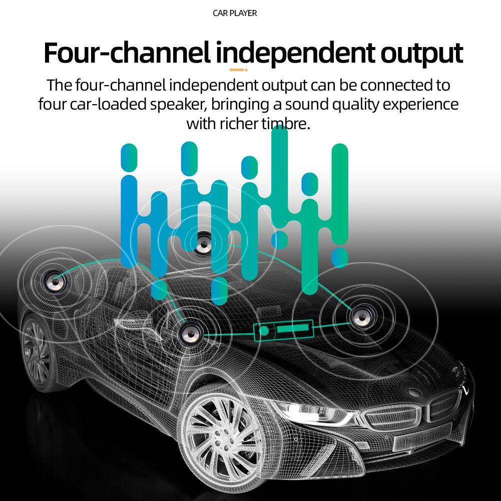 Máy Nghe Nhạc MP3 BTLIMER Tích Hợp Đài FM / USB / AUX Cho Xe Hơi