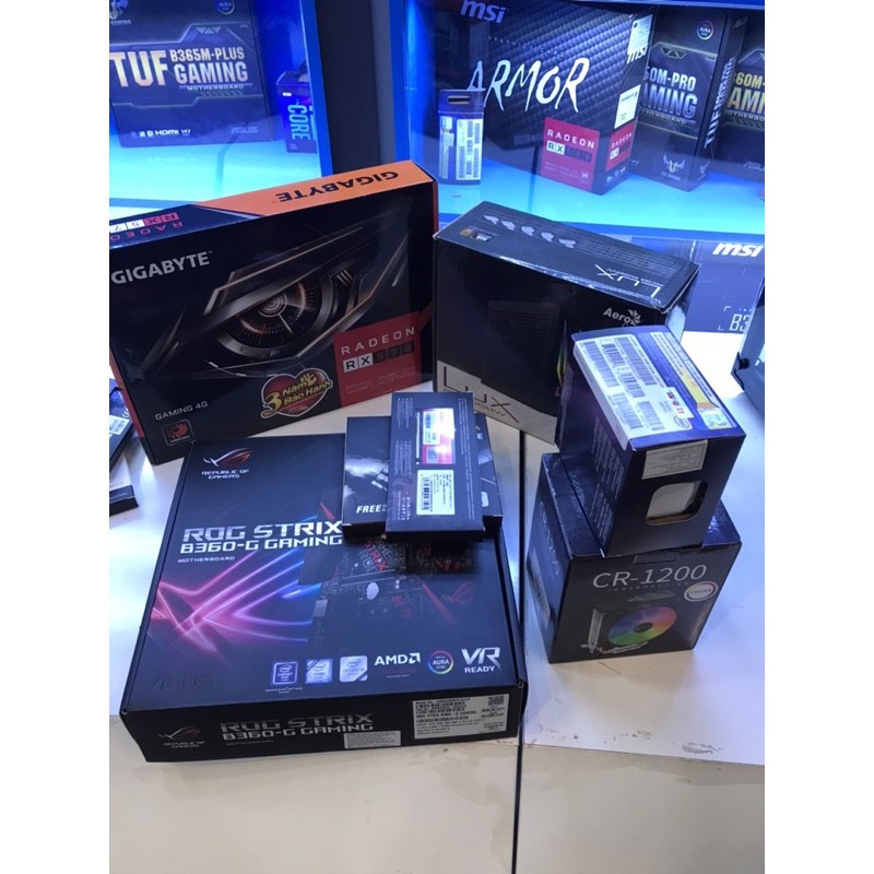 Bộ case Chuyên Game Main Asus B360G Gaming 21