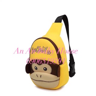 TÚI CHÉO KHỈ VÀNG CHO BÉ- ảnh thật tại shop