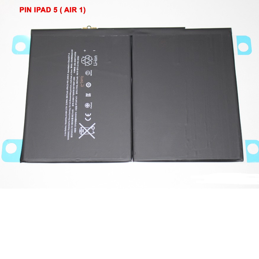 Pin cho ipad 5 - Air 1 hàng sịn giá rẻ