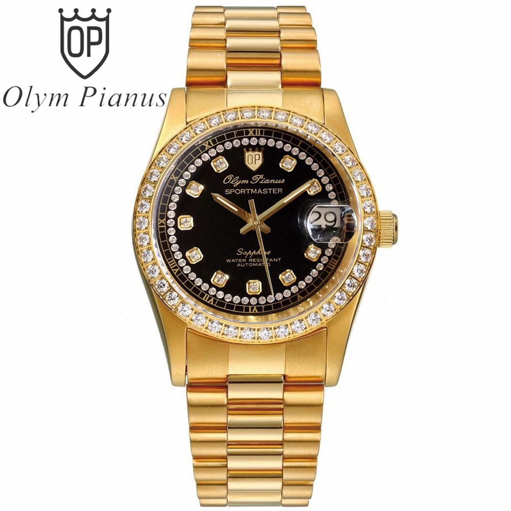 Đồng hồ nam dây kim loại Olym Pianus OP89322 OP89322ADMK D-HT