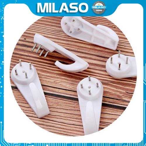 Móc Treo Tường Đóng Đinh MILASO Móc Treo Tường 4 Đinh Đóng Trên Nhiều Bề Mặt Cực Chắc HG-001288