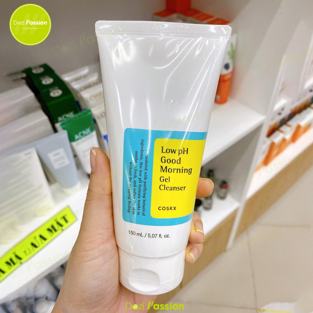 Sữa Rửa Mặt Cosrx Cấp Ẩm, Cân Bằng Độ PH, Sạch Dầu Thừa Dạng Gel - Corsx Low PH Good Morning Gel Cleanser 150ml