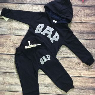 Bộ nỉ GAP basic màu xanh than