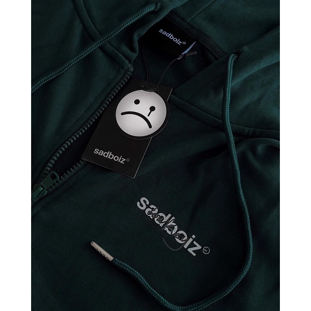 Hoodie zipper sadboiz lowkey 2 màu