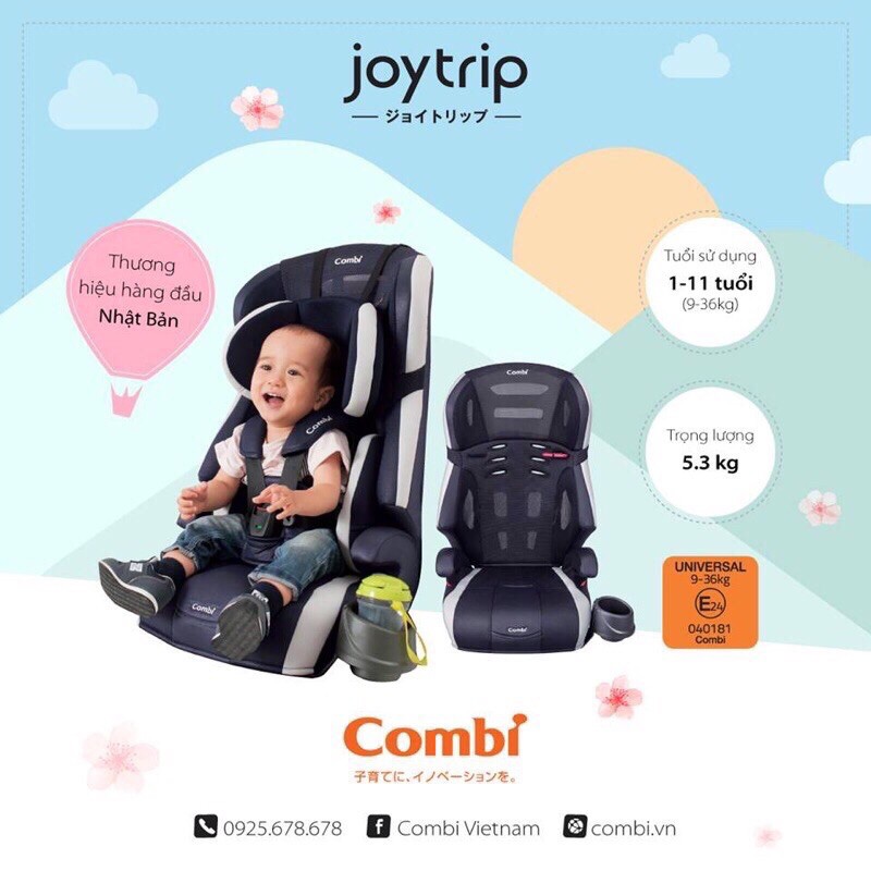 Ghế Ngồi Ô Tô Nhật Bản COMBI JOYTRIP PLUS