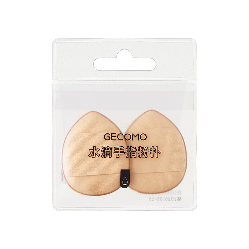 Set 2 Mút Trang Điểm Gecomo Hình Giọt Nước Dùng Ướt / Khô Tiện Dụng