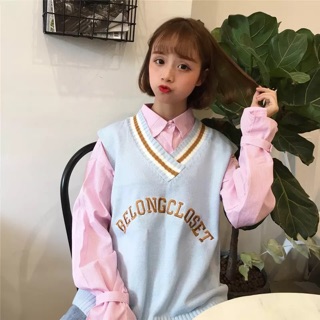 ULZZANG ÁO GILE LEN