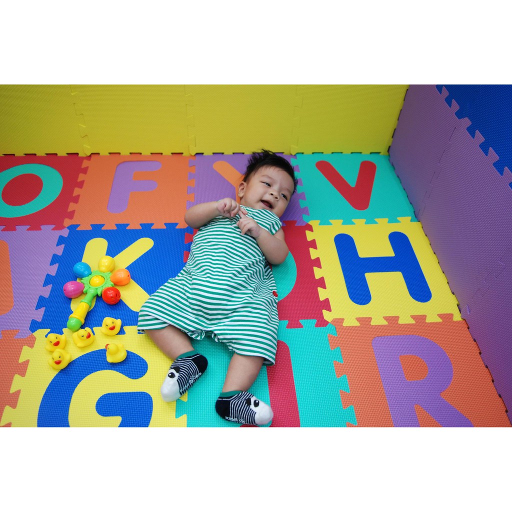 THẢM XỐP CAO CẤP CHO BÉ SMILE PUZZLE - CHỮ CÁI - KHÔNG MÙI - TIÊU CHUẨN CHÂU ÂU