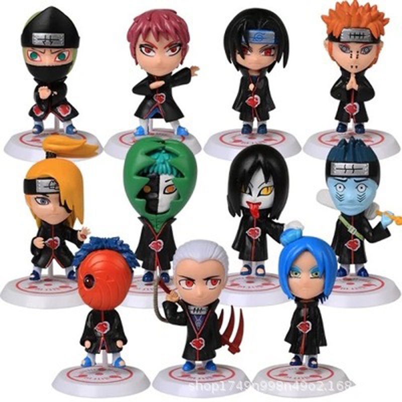 Set 24 Mô Hình Đồ Chơi Nhân Vật Hatake Kakashi Trong Phim Hoạt Hình Naruto Bằng PVC