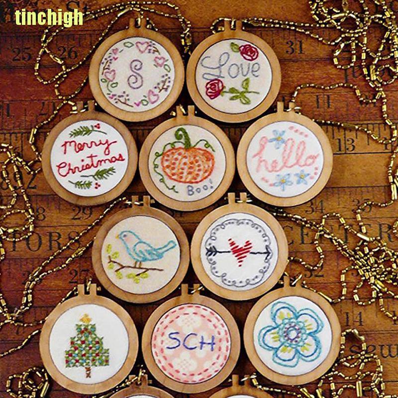 Khung Gỗ Tròn Mini Chữ Thập Chất Lượng Cao