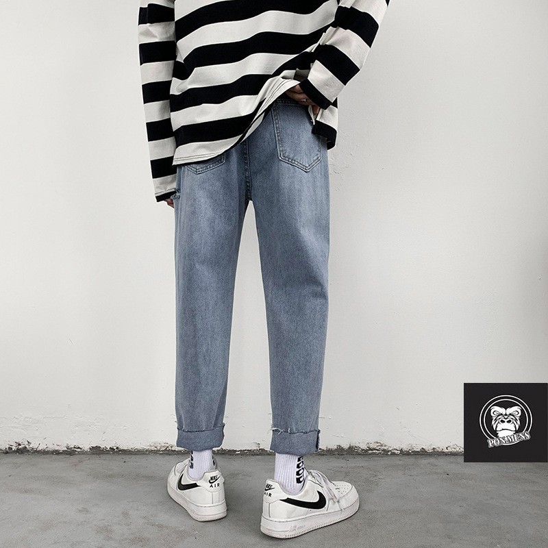 Quần jean baggy rách nam nữ mới k788 2021 Pon.mens