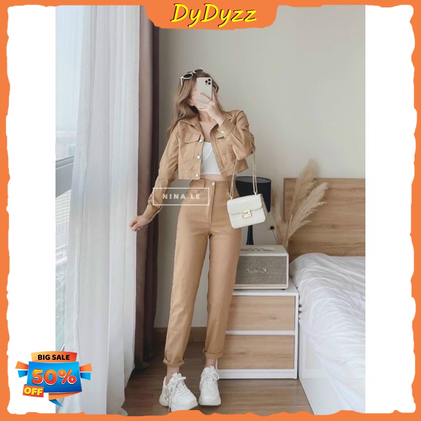 Set 3 Món Áo Bra Quần Tây Dài Kèm Áo Khoác Ngoài Siêu Thanh Lịch, Tôn Dáng Cho Nàng Đi Chơi, Dạo Phố